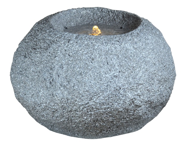 Heissner Gartenbrunnen "grey Rock LED" (016634-09)